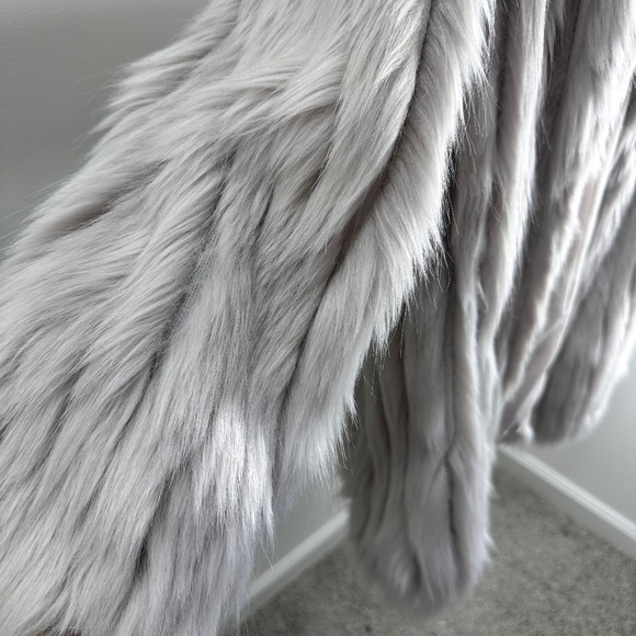 Express Faux Fur Coat New - Picture 3 of 5